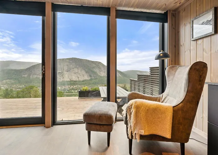 Hébergement de vacances Authentic Cabin Life With Loefjell View *